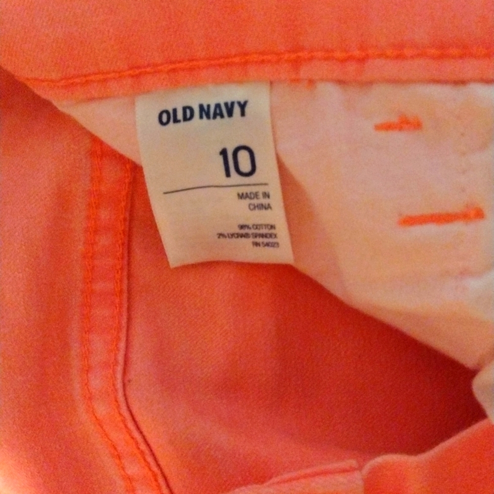 Bright Neon Orange Jeans EUC - Picture 5 of 5